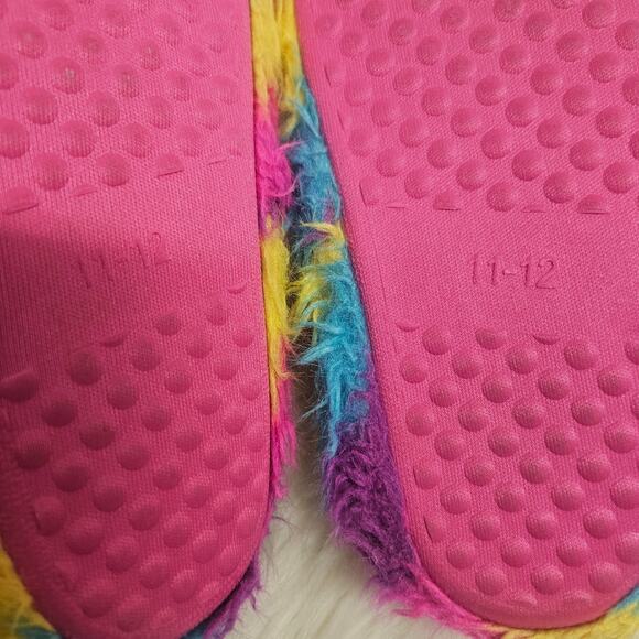 PAW PATROL Everest & Sky~Plush 3D Rubber Bottom Slippers Size 11-12 - Picture 6 of 7